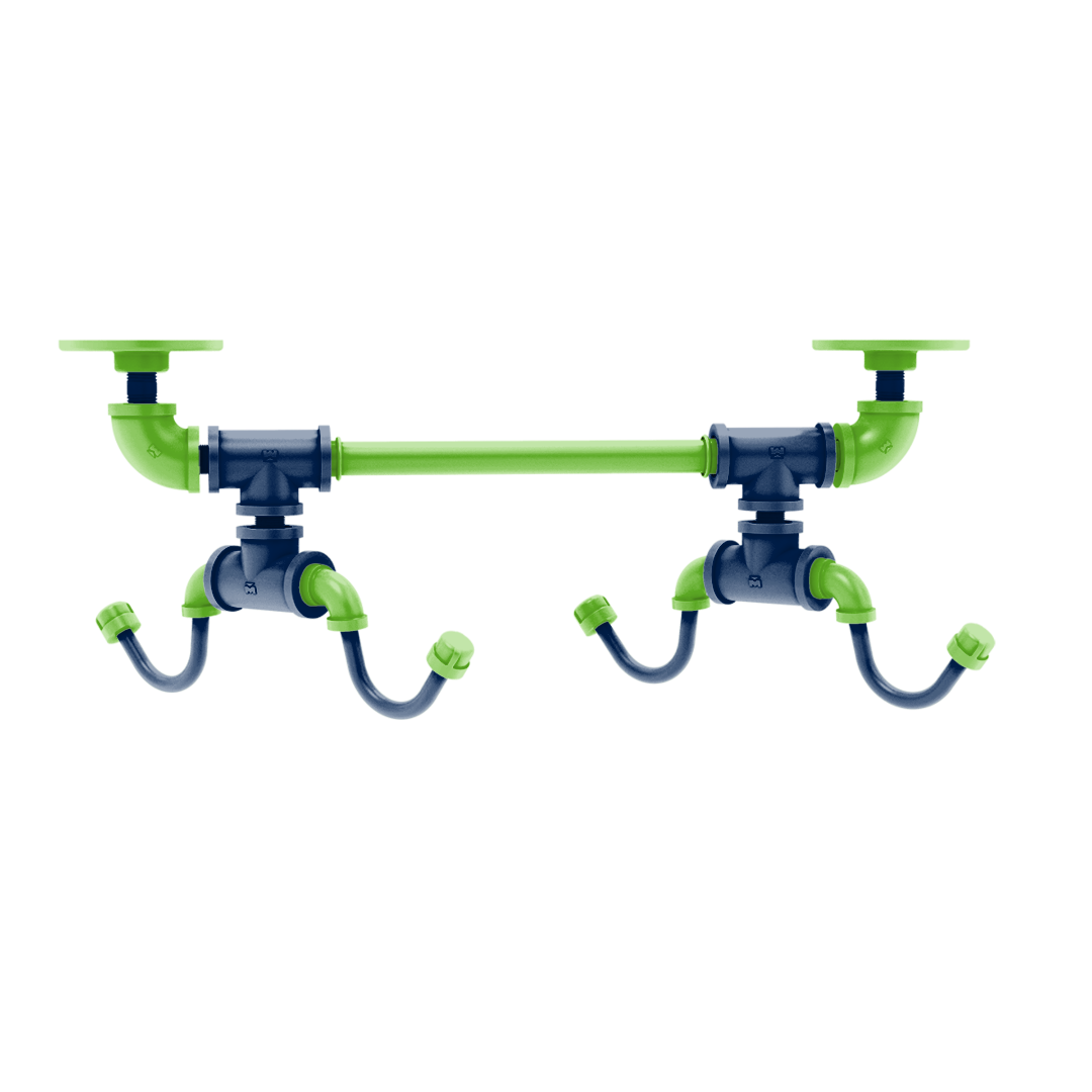 Gridiron Collection Under Cabinet 4 Coffee Mug Rack Seattle Edition