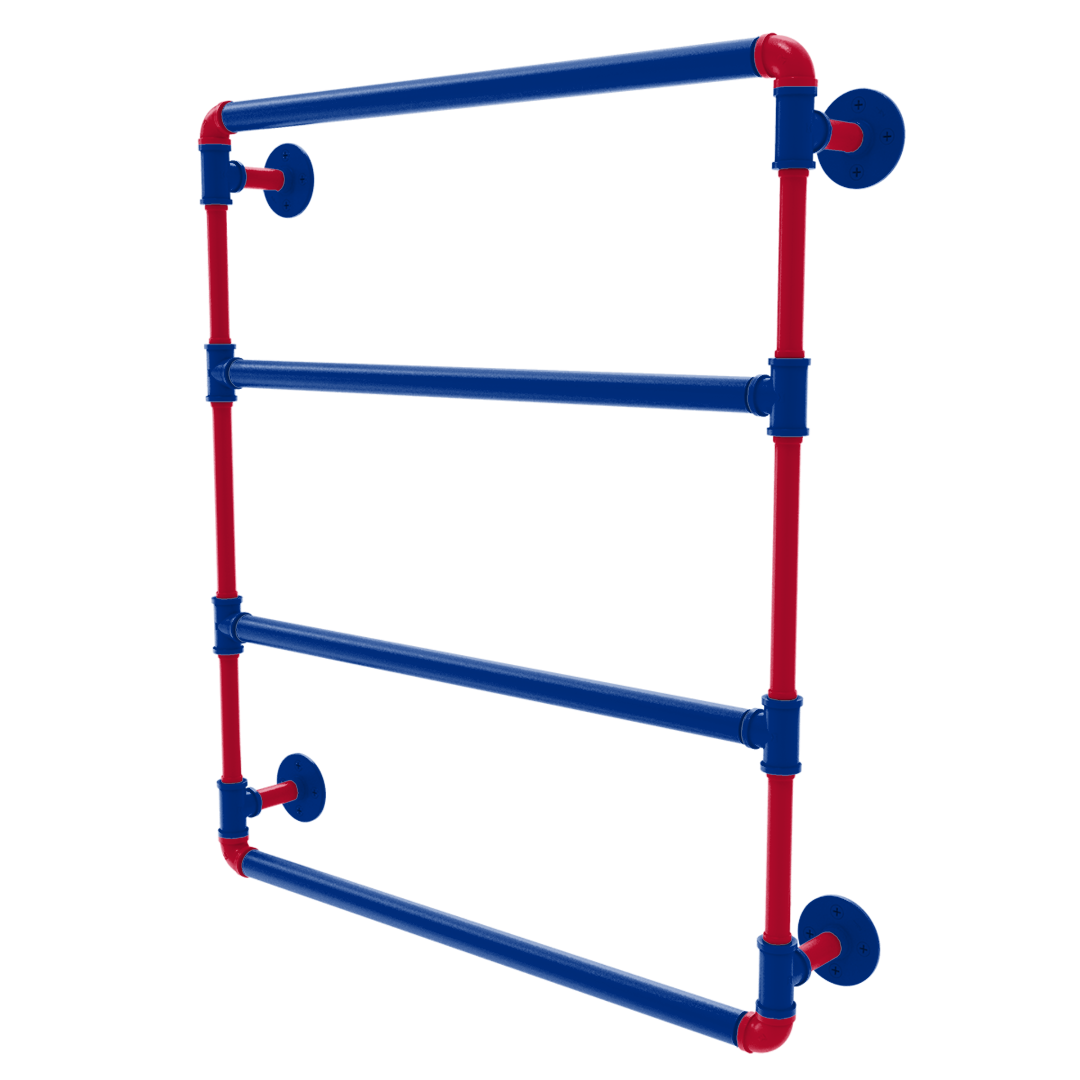 Gridiron Collection Wall Mounted Ladder Towel Bar Buffalo Edition