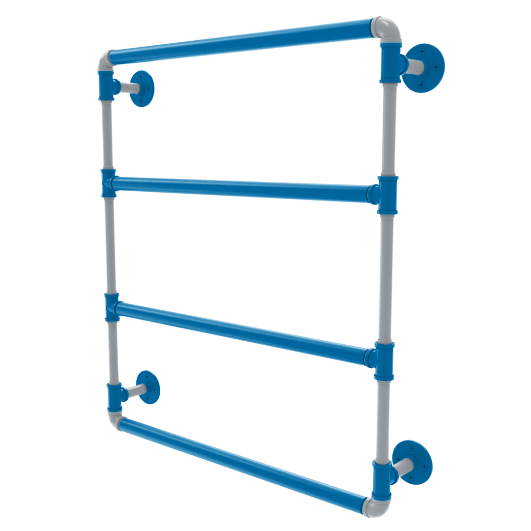 Gridiron Collection Wall Mounted Ladder Towel Bar Detroit Edition