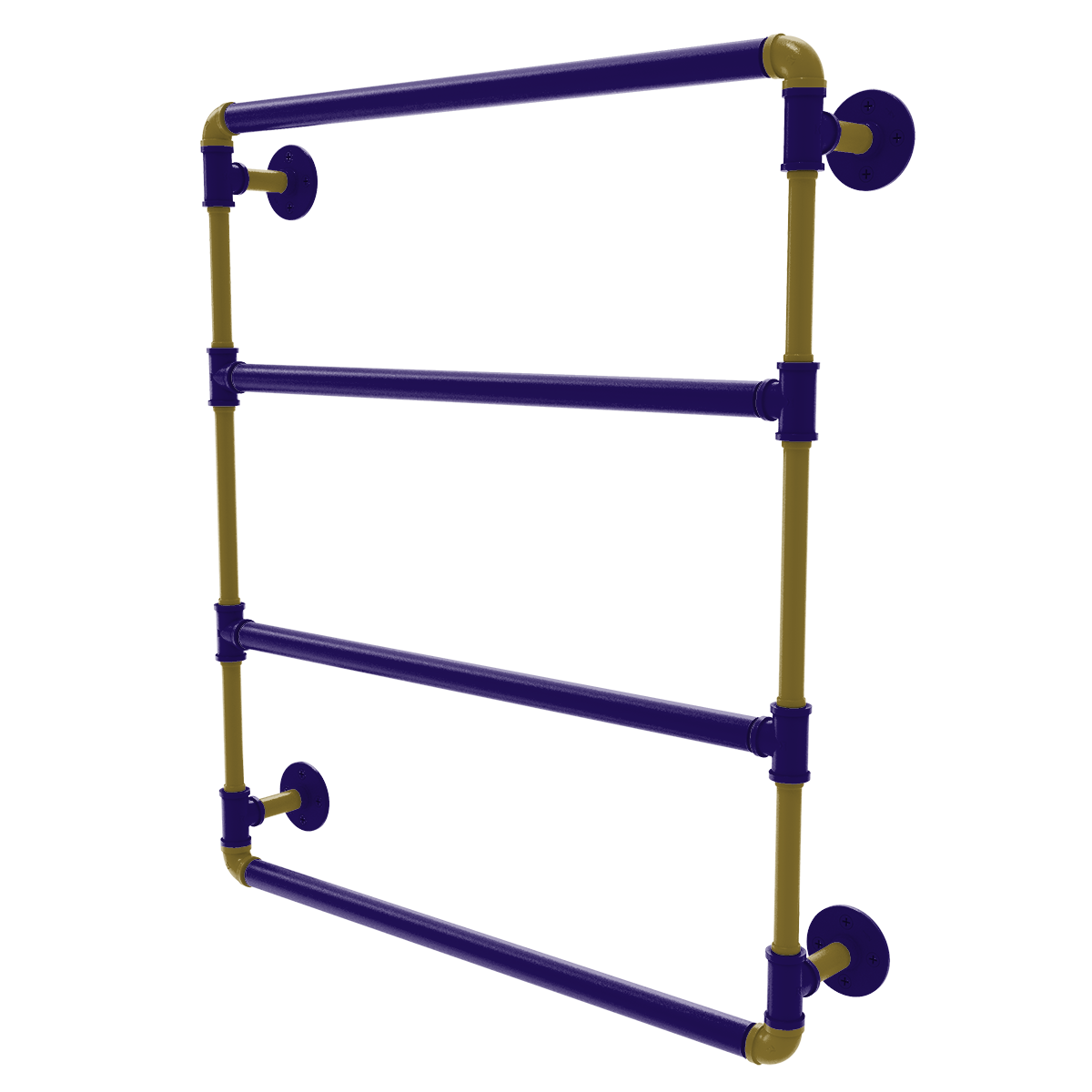 Gridiron Collection Wall Mounted Ladder Towel Bar Baltimore Edition