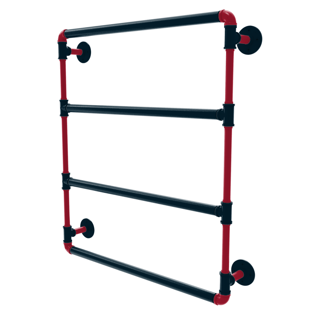 Gridiron Collection Wall Mounted Ladder Towel Bar Houston Edition