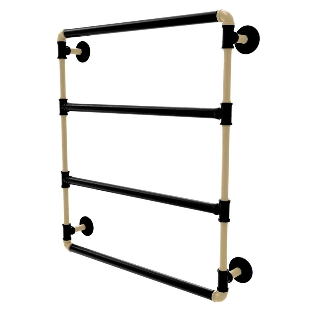 Gridiron Collection Wall Mounted Ladder Towel Bar New Orleans Edition