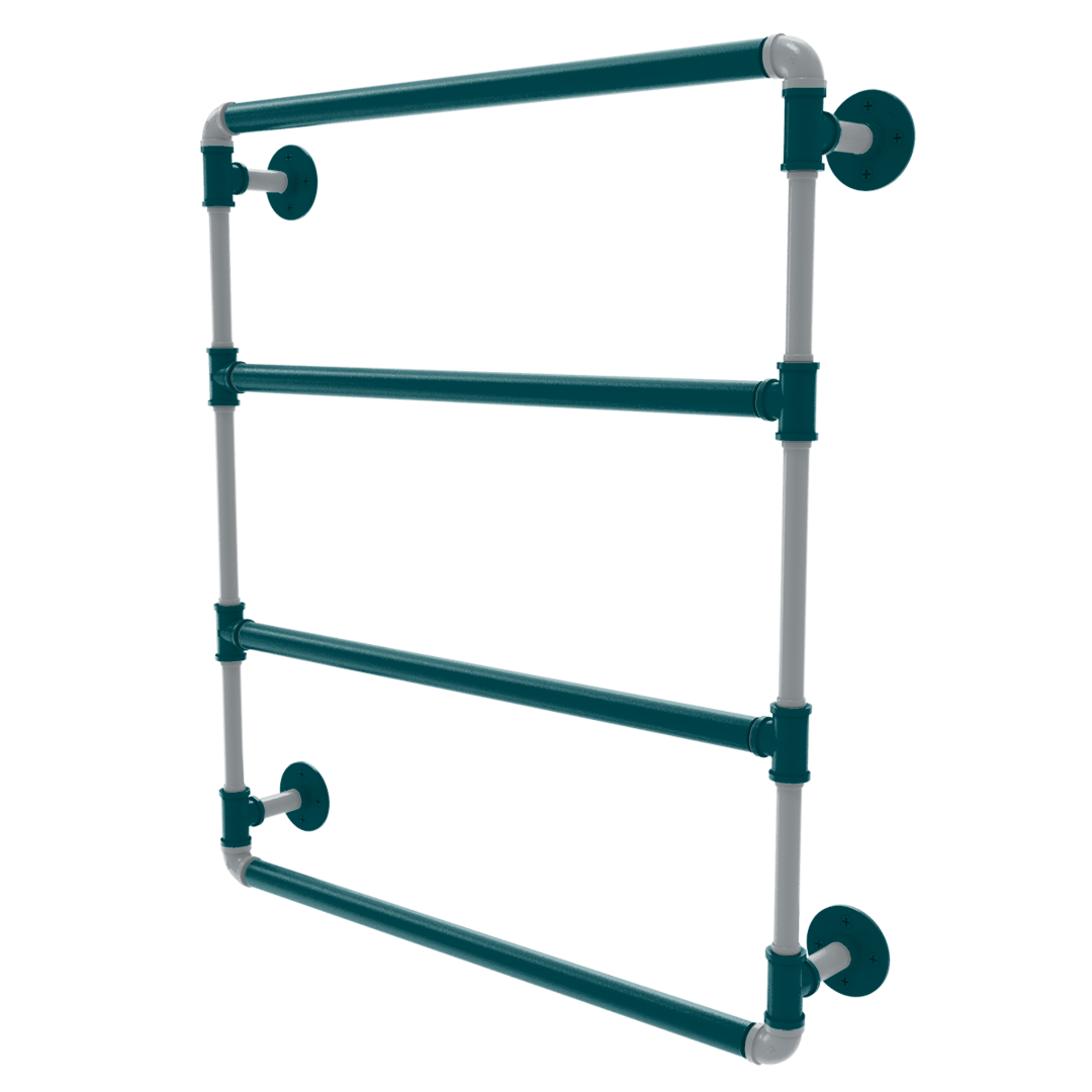 Gridiron Collection Wall Mounted Ladder Towel Bar Philadelphia Edition