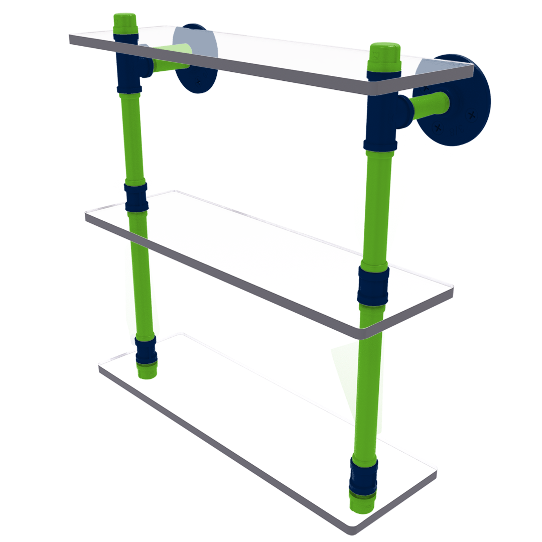 Gridiron Collection Triple Glass Shelf Seattle Edition