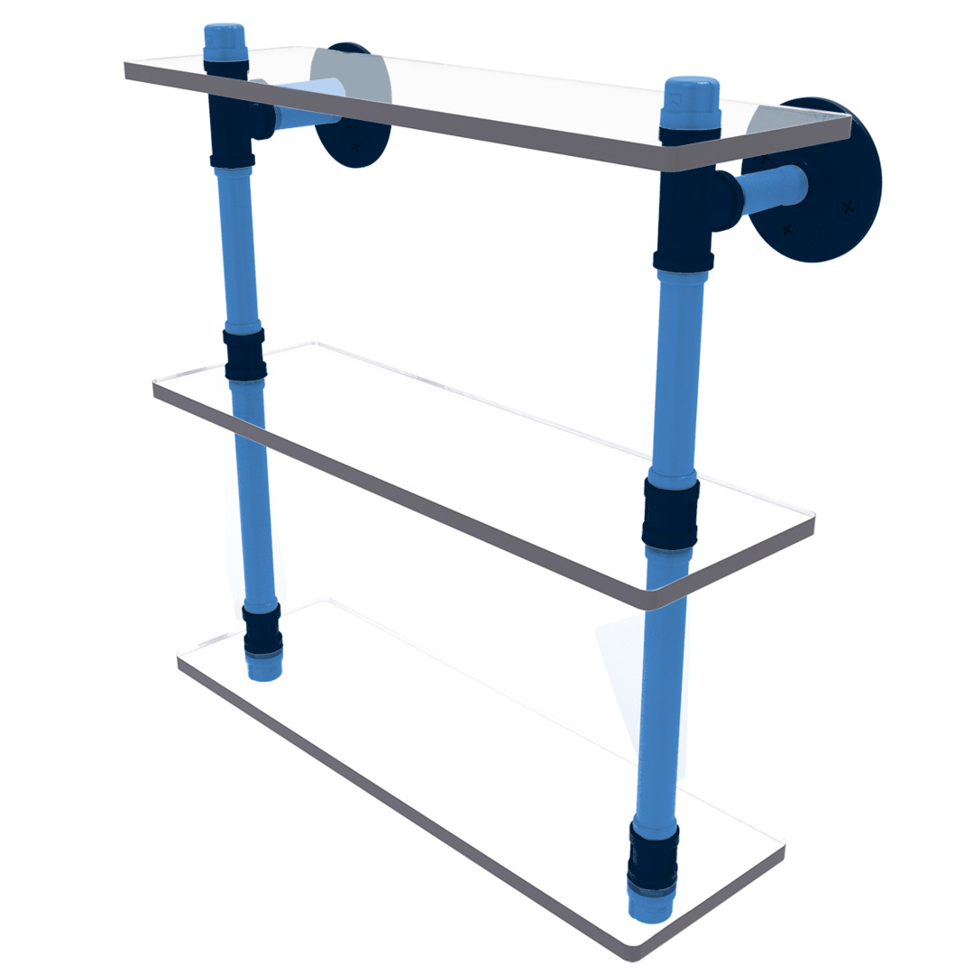 Gridiron Collection Triple Glass Shelf Tennessee Edition