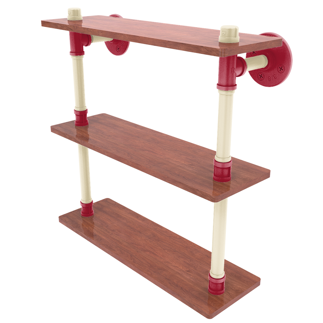 Diamond Collection Wood Triple Shelf Arizona Edition