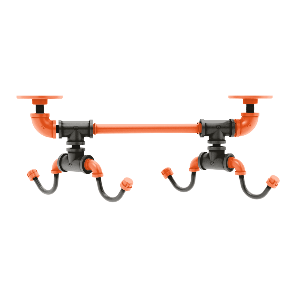 Diamond Collection Under Cabinet 4 Coffee Mug Rack San Francisco Edition