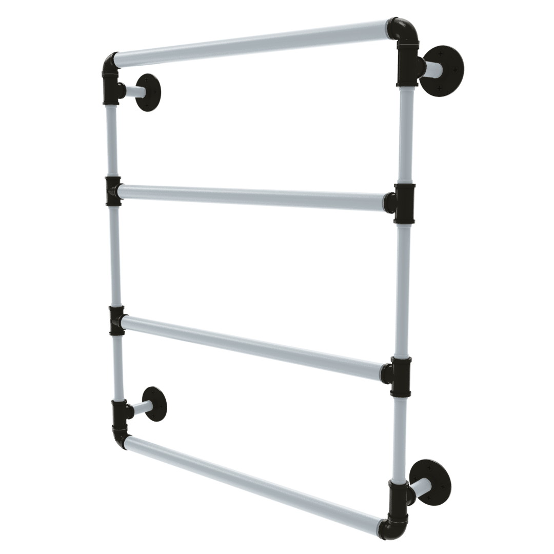 Diamond Collection Wall Mounted Ladder Towel Bar Chicago South Side Edition