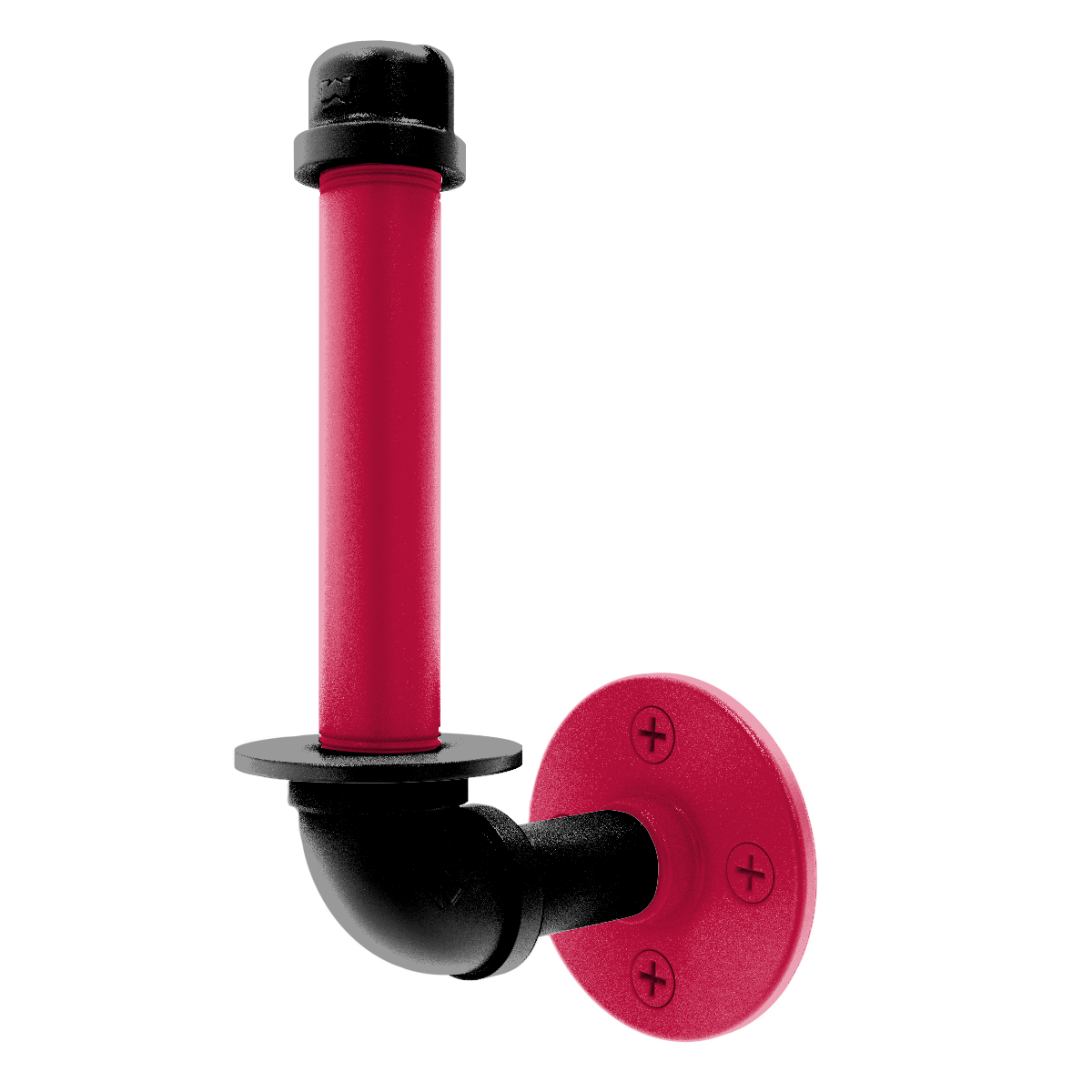 Hardwood Collection Upright Toilet Paper Holder Houston Edition