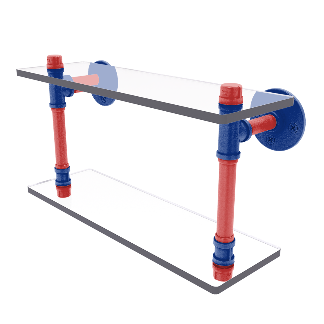 Diamond Collection Double Glass Shelf Chicago North Side Edition