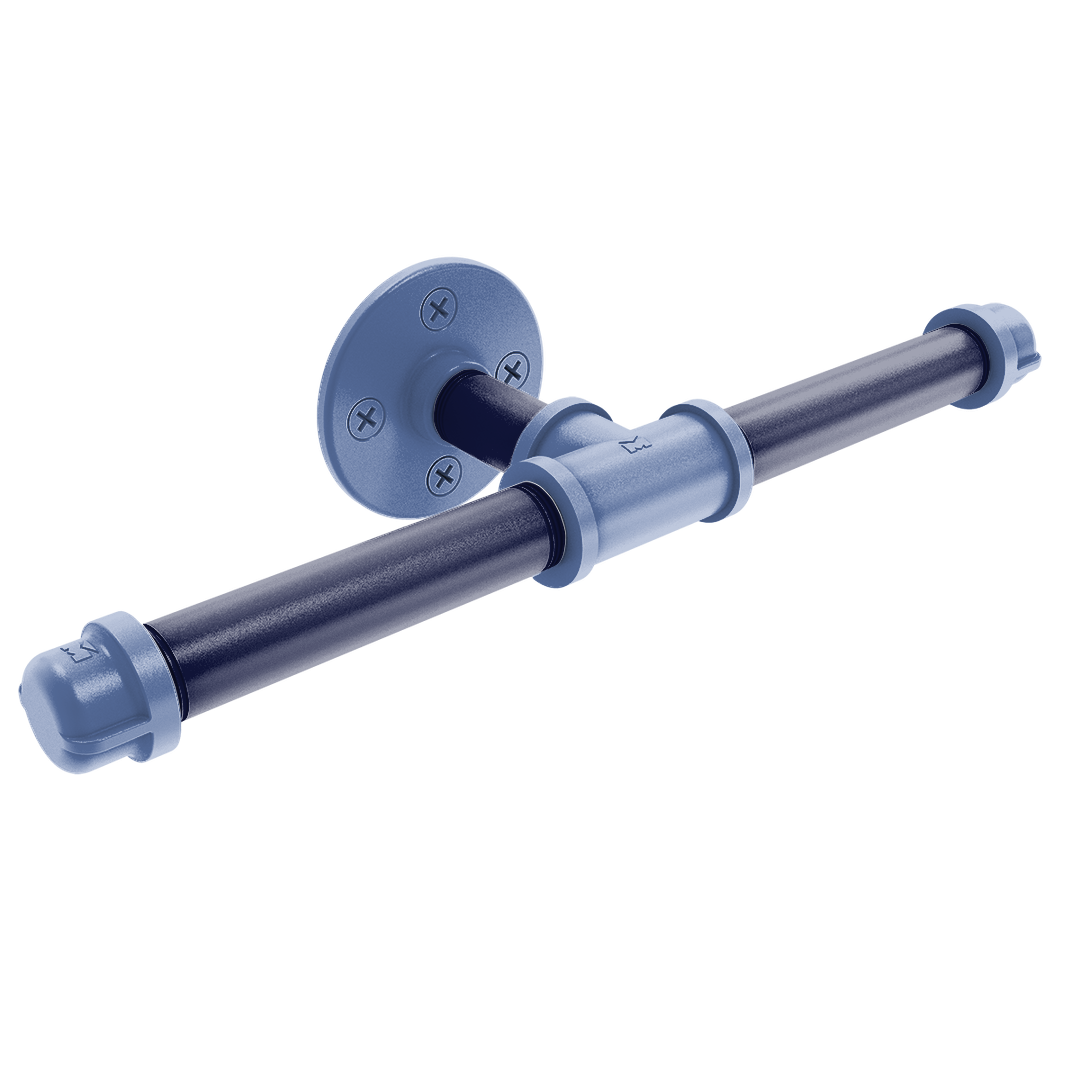 Hardwood Collection Double Roll Toilet Paper Holder Memphis Edition