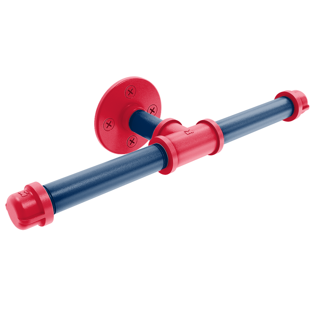 Hardwood Collection Double Roll Toilet Paper Holder Washington Edition