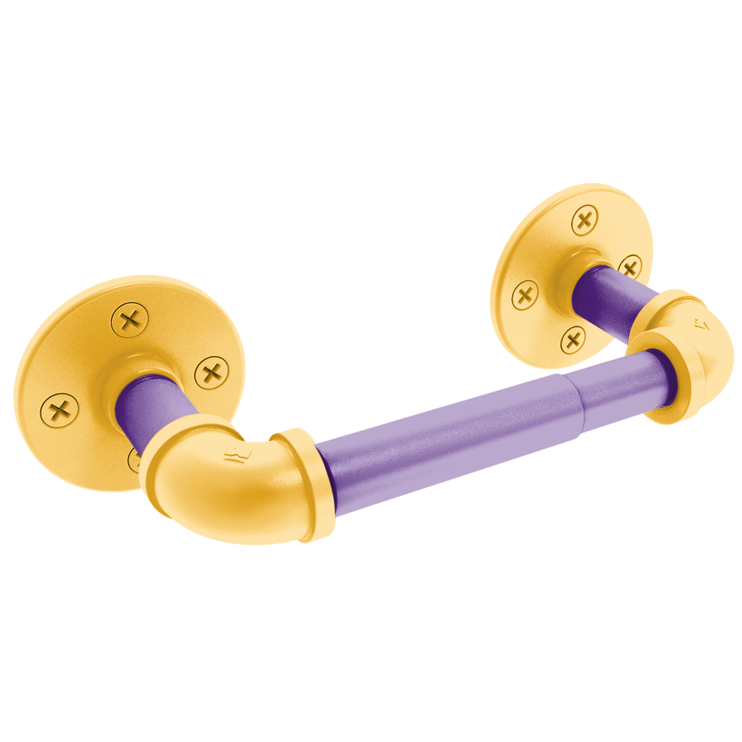 Hardwood Collection 2 Post Toilet Paper Holder Los Angeles Hollywood Edition