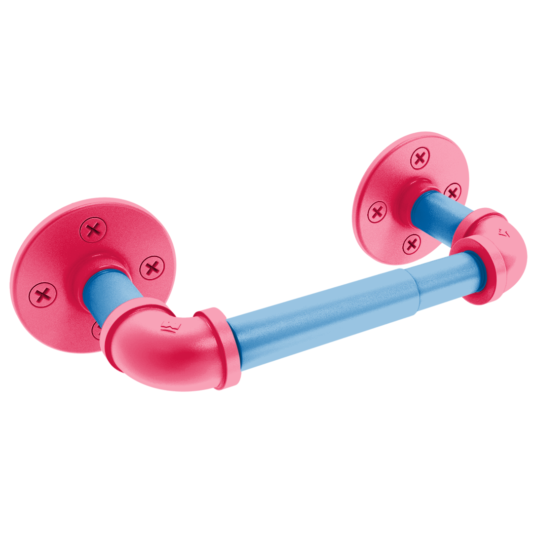 Hardwood Collection 2 Post Toilet Paper Holder Philadelphia Edition