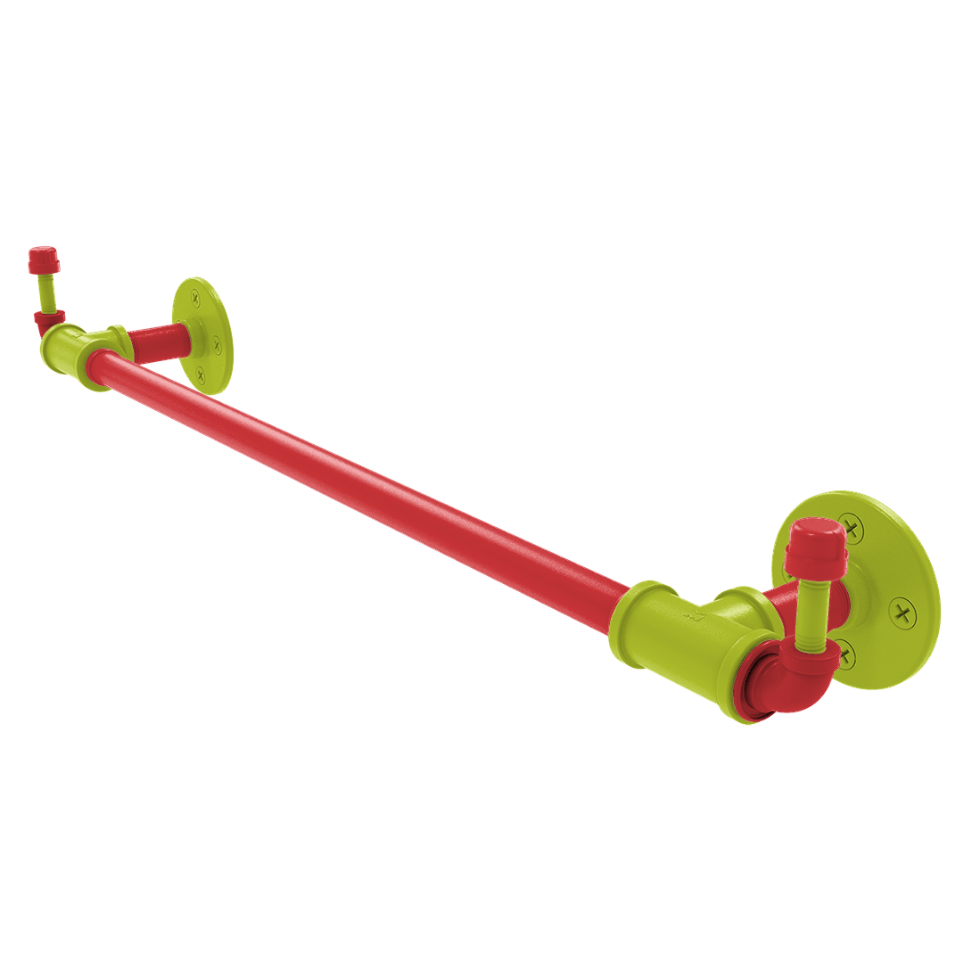 Hardwood Collection Towel Bar with Integrated Hooks Atlanta Edition