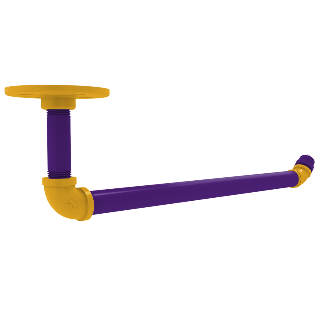 Hardwood Collection Under Cabinet Paper Towel Holder Los Angeles Hollywood Edition