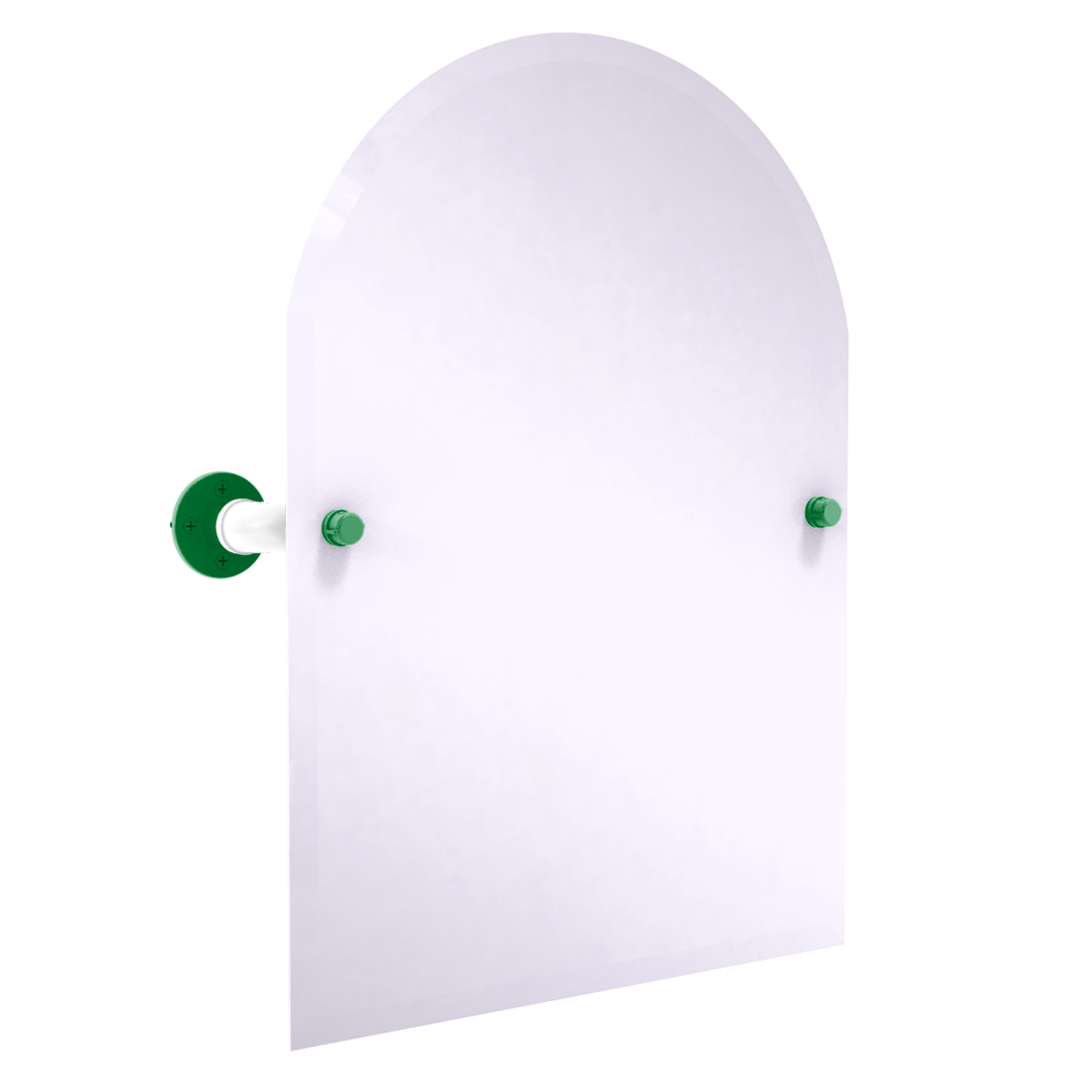 Hardwood Collection Frameless Arched Top Wall Mounted Tilt Mirror Boston Edition