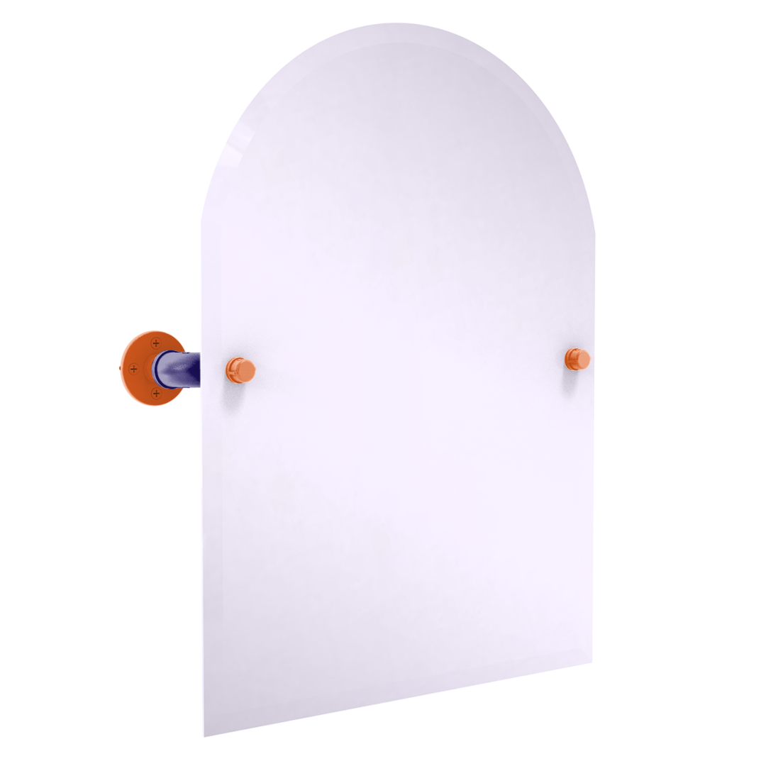 Hardwood Collection Frameless Arched Top Wall Mounted Tilt Mirror Phoenix Edition