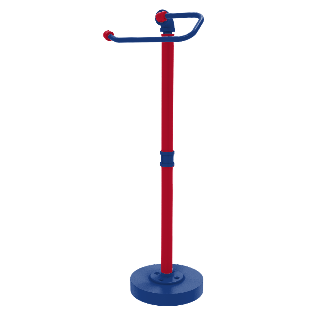 Hardwood Collection Freestanding Euro Style Toilet Tissue Stand Los Angeles Coastline Edition