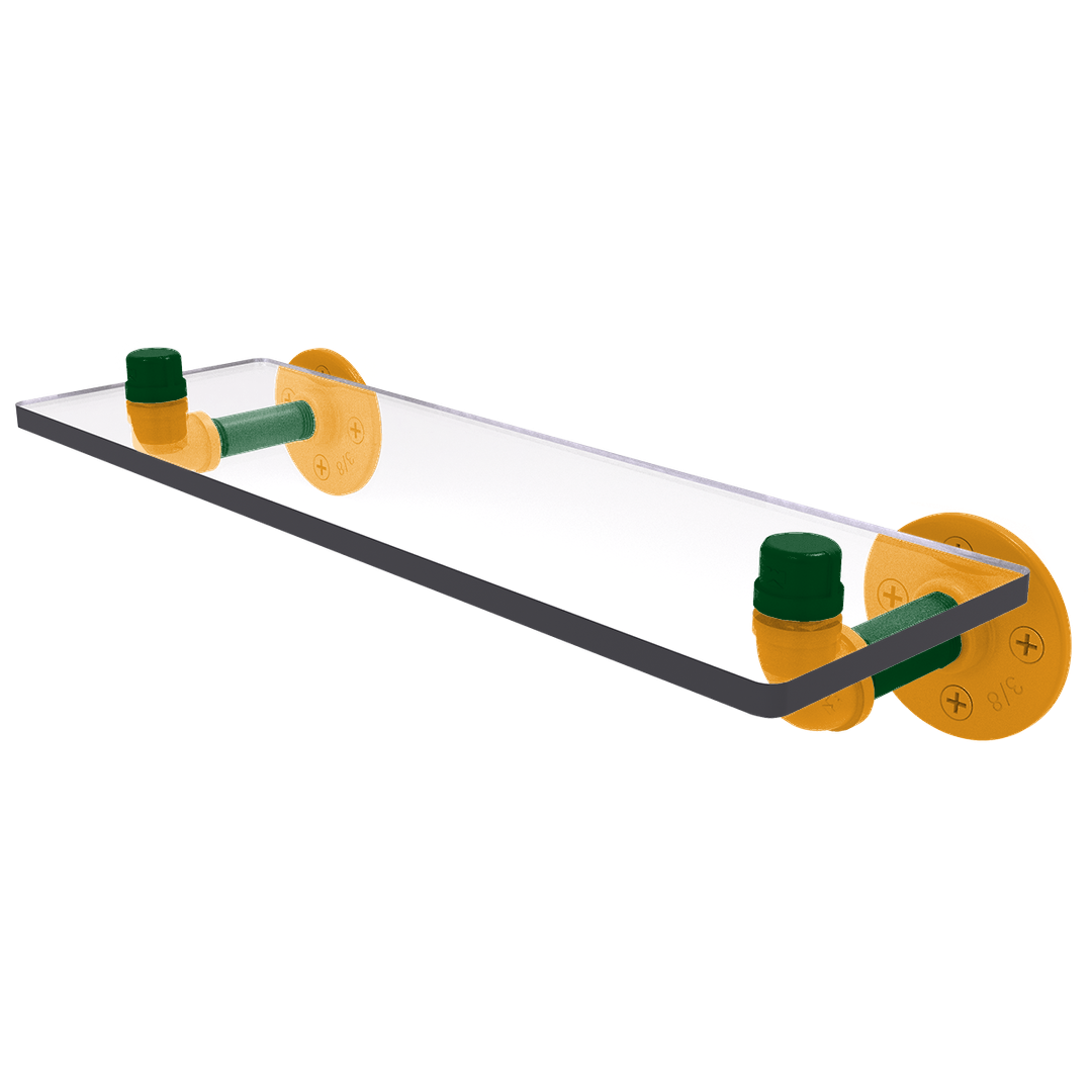 Hardwood Collection Glass Shelf Utah Edition