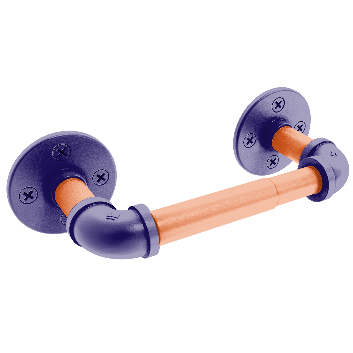 Hardwood Collection 2 Post Toilet Paper Holder Phoenix Edition