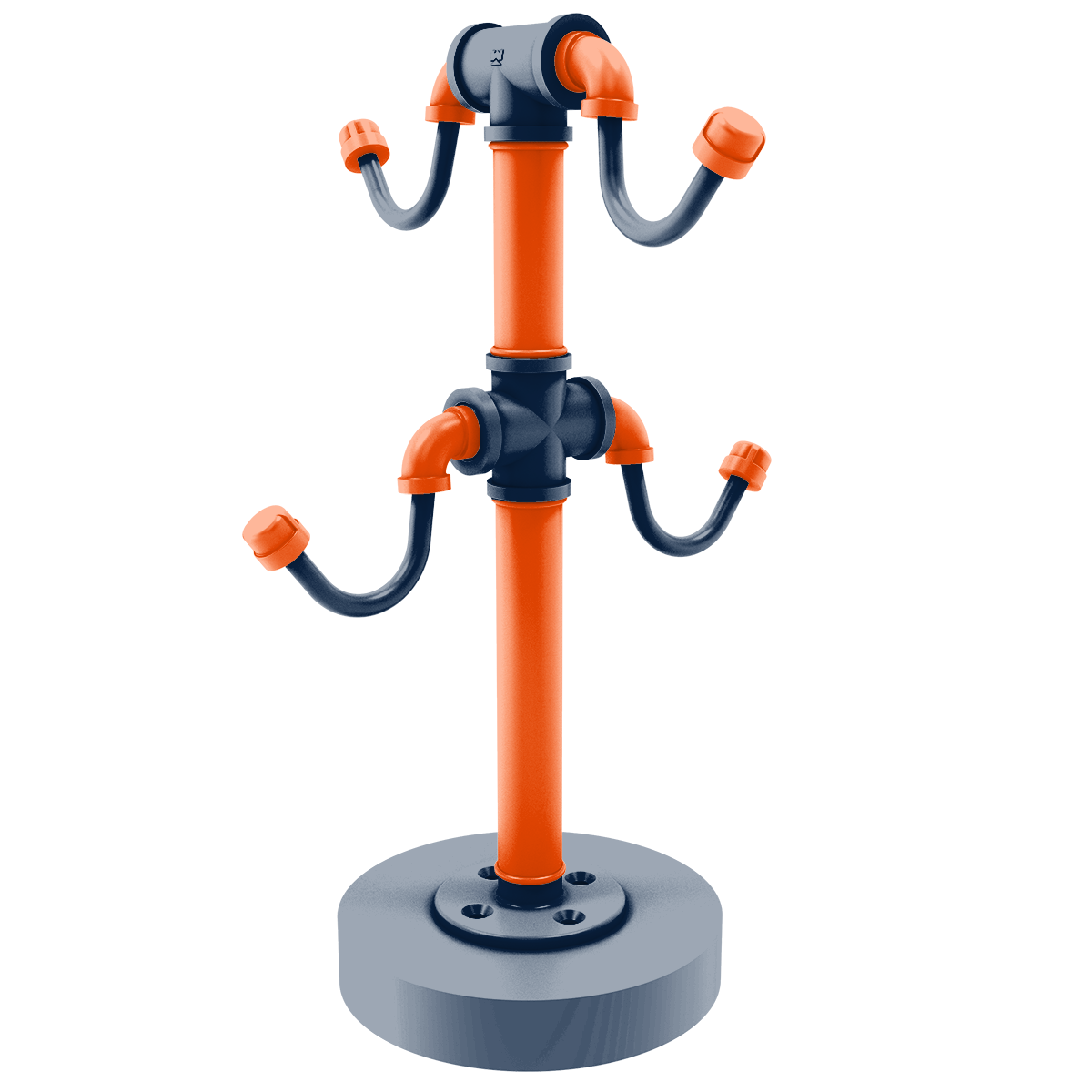 Gridiron Collection Countertop 4 Coffee Mug Holder Denver Edition