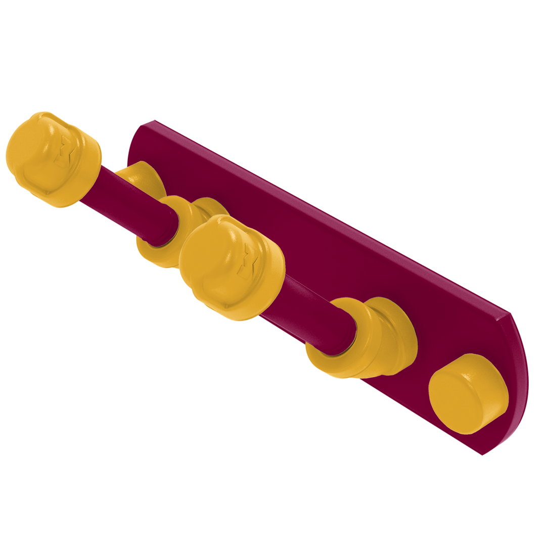 Hardwood Collection 2 Position Multi Hook Cleveland Edition