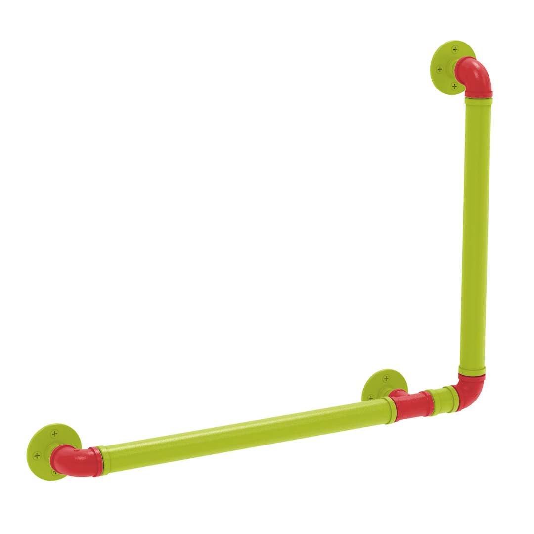 Hardwood Collection 90 Degree Grab Bar Right Hand Atlanta Edition