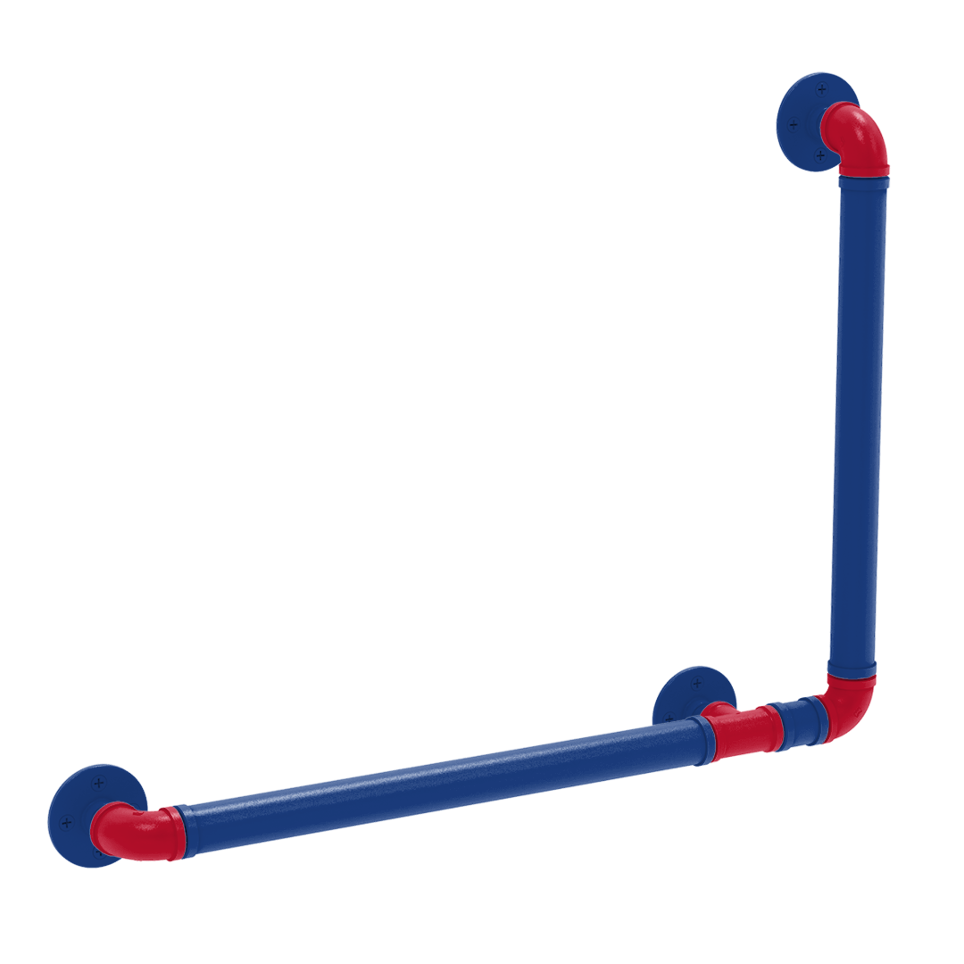 Hardwood Collection 90 Degree Grab Bar Right Hand Los Angeles Coastline Edition