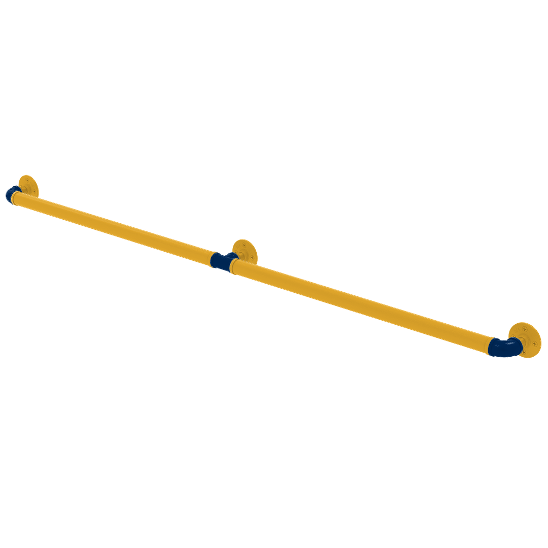 Hardwood Collection Extended 3 Post Grab Bar Indiana Edition