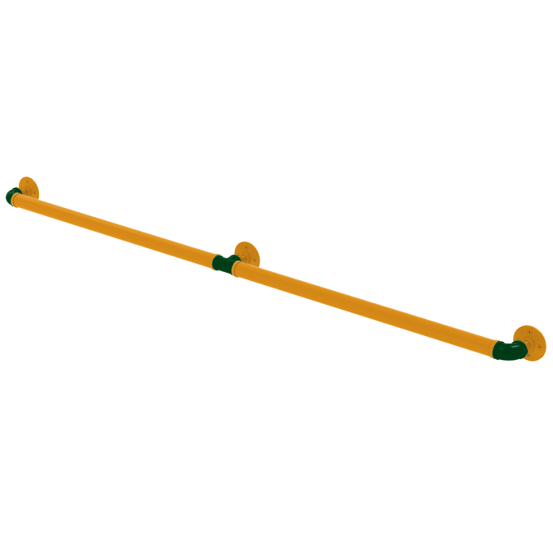 Hardwood Collection Extended 3 Post Grab Bar Utah Edition