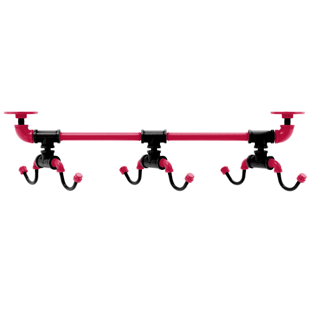 Hardwood Collection Under Cabinet 6 Coffee Mug Rack Houston Edition