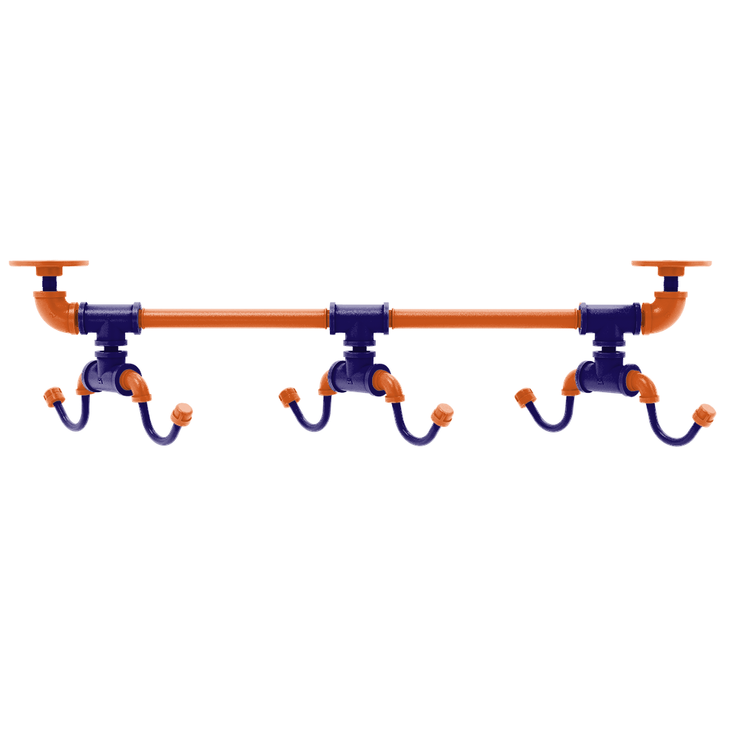 Hardwood Collection Under Cabinet 6 Coffee Mug Rack Phoenix Edition