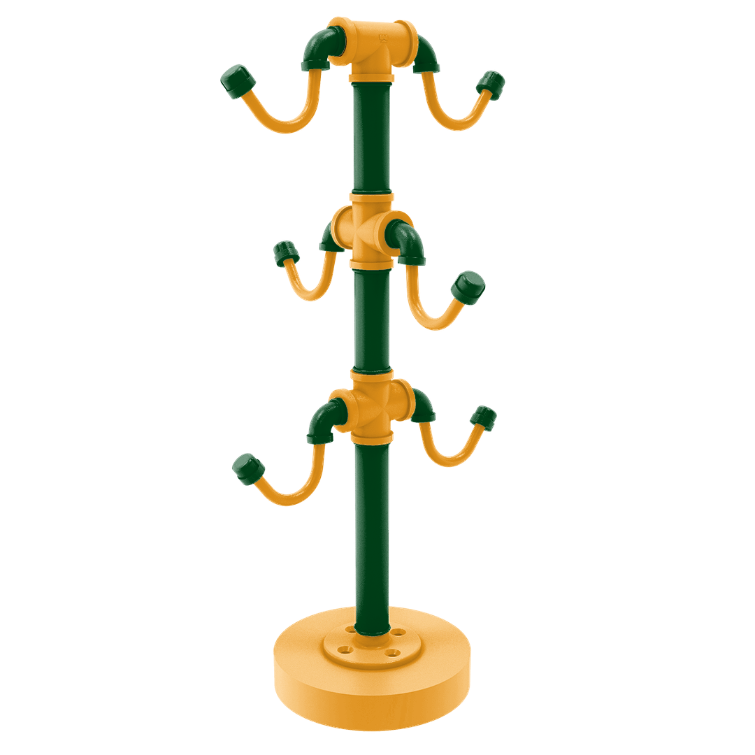 Hardwood Collection Countertop 6 Coffee Mug Holder Utah Edition