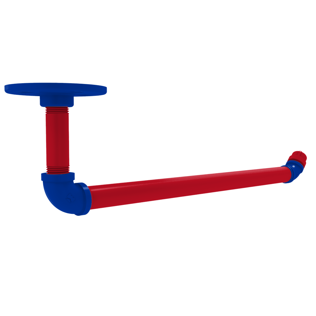 Slapshot Collection Under Cabinet Paper Towel Holder New York Big Apple Edition