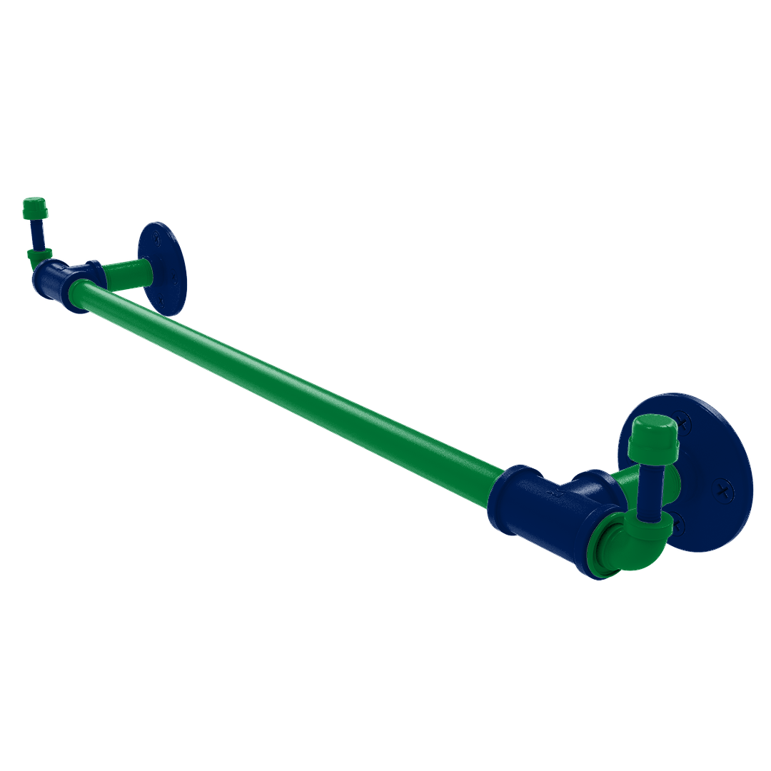 Slapshot Collection Towel Bar with Integrated Hooks Vancouver Edition