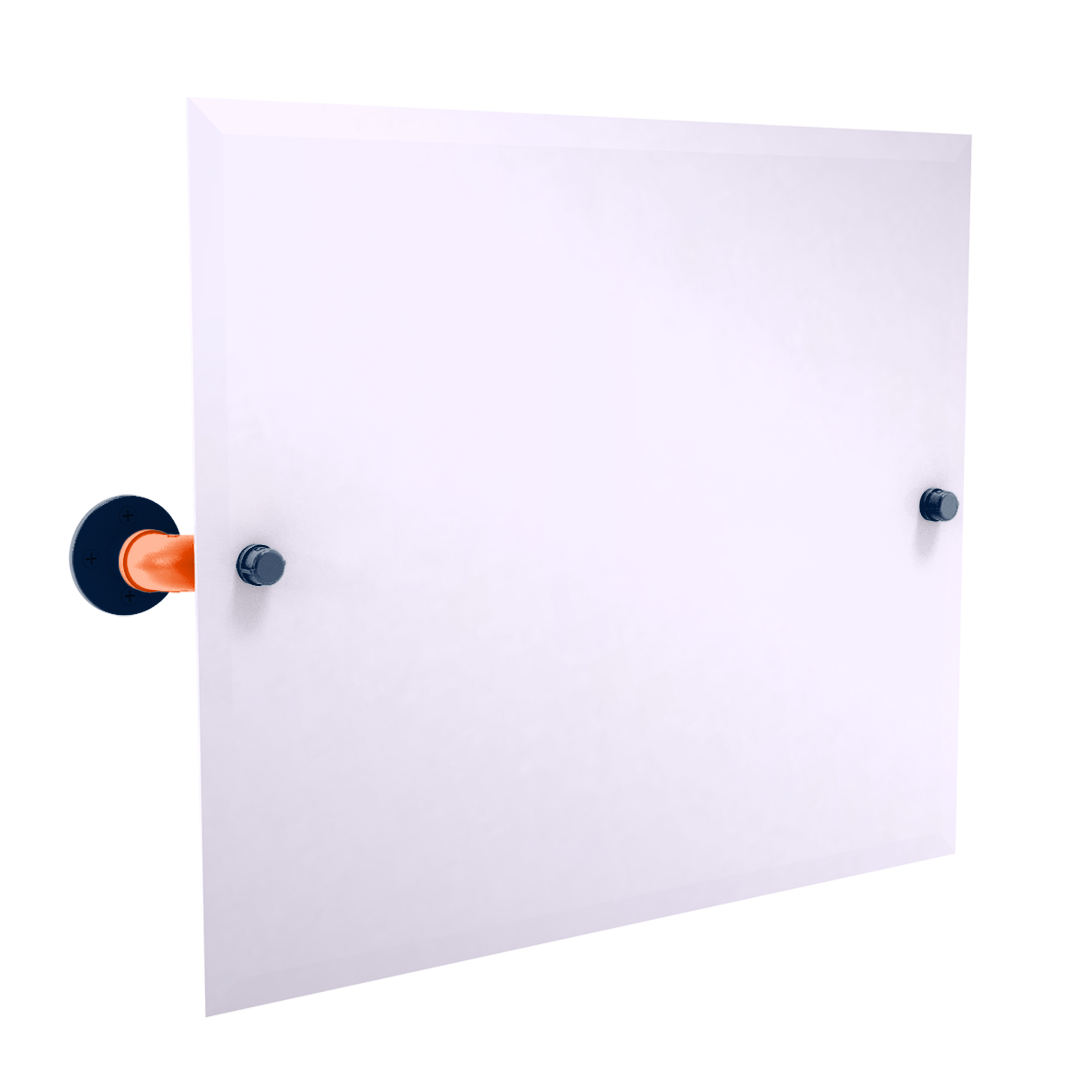 Slapshot Collection Landscape Rectangular Wall Mounted Tilt Mirror Edmonton Edition