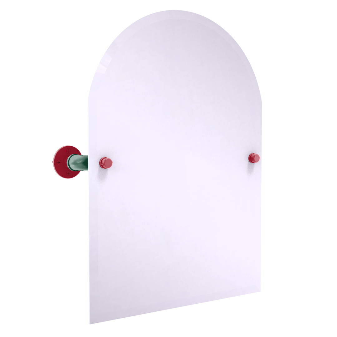 Slapshot Collection Frameless Arched Top Wall Mounted Tilt Mirror Minnesota Edition