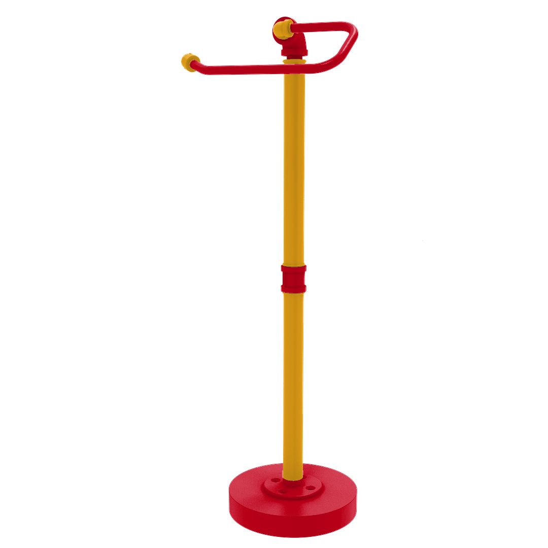 Slapshot Collection Freestanding Euro Style Toilet Tissue Stand Calgary Edition