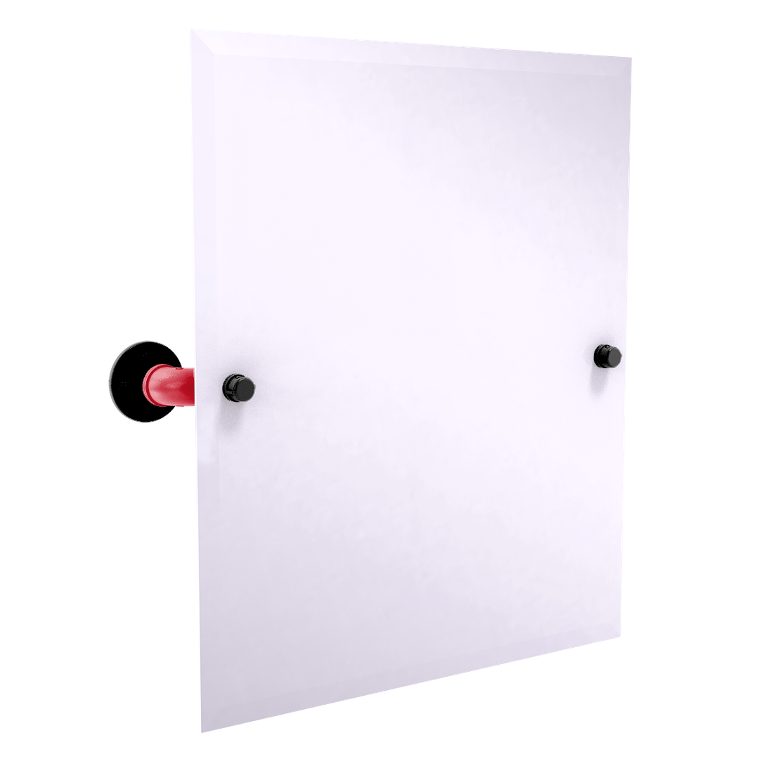 Slapshot Collection Frameless Rectangular Wall Mounted Tilt Mirror Carolina Edition