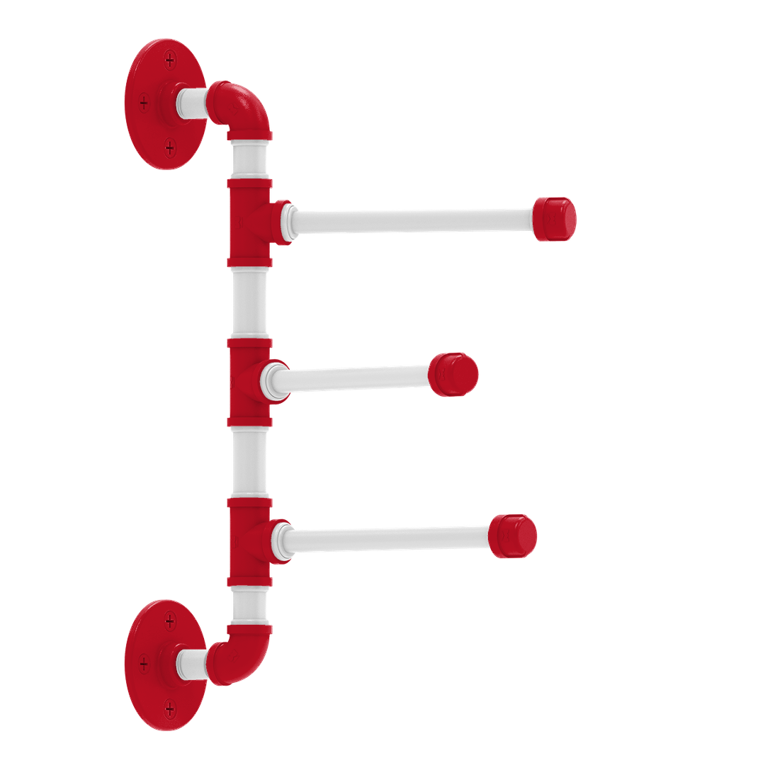 Slapshot Collection 3 Swing Arm Vertical Towel Bar New Jersey Edition