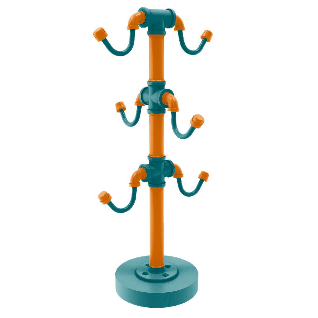 Slapshot Collection Countertop 6 Coffee Mug Holder San Jose Edition