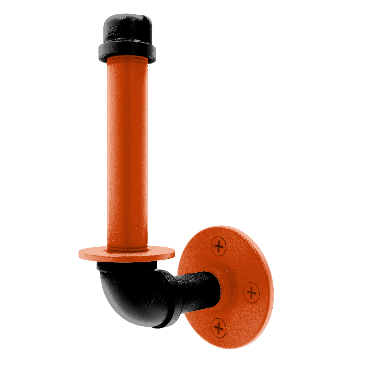 Collegiate Collection Upright Toilet Paper Holder Corvallis Orange and Black Edition