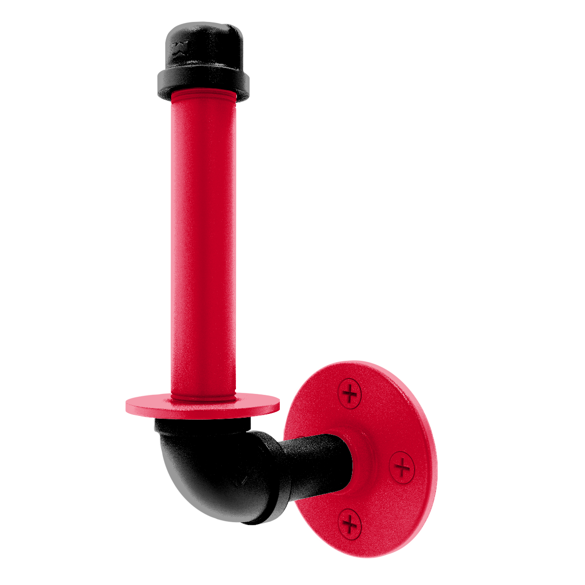 Collegiate Collection Upright Toilet Paper Holder Cincy Red and Black Edition