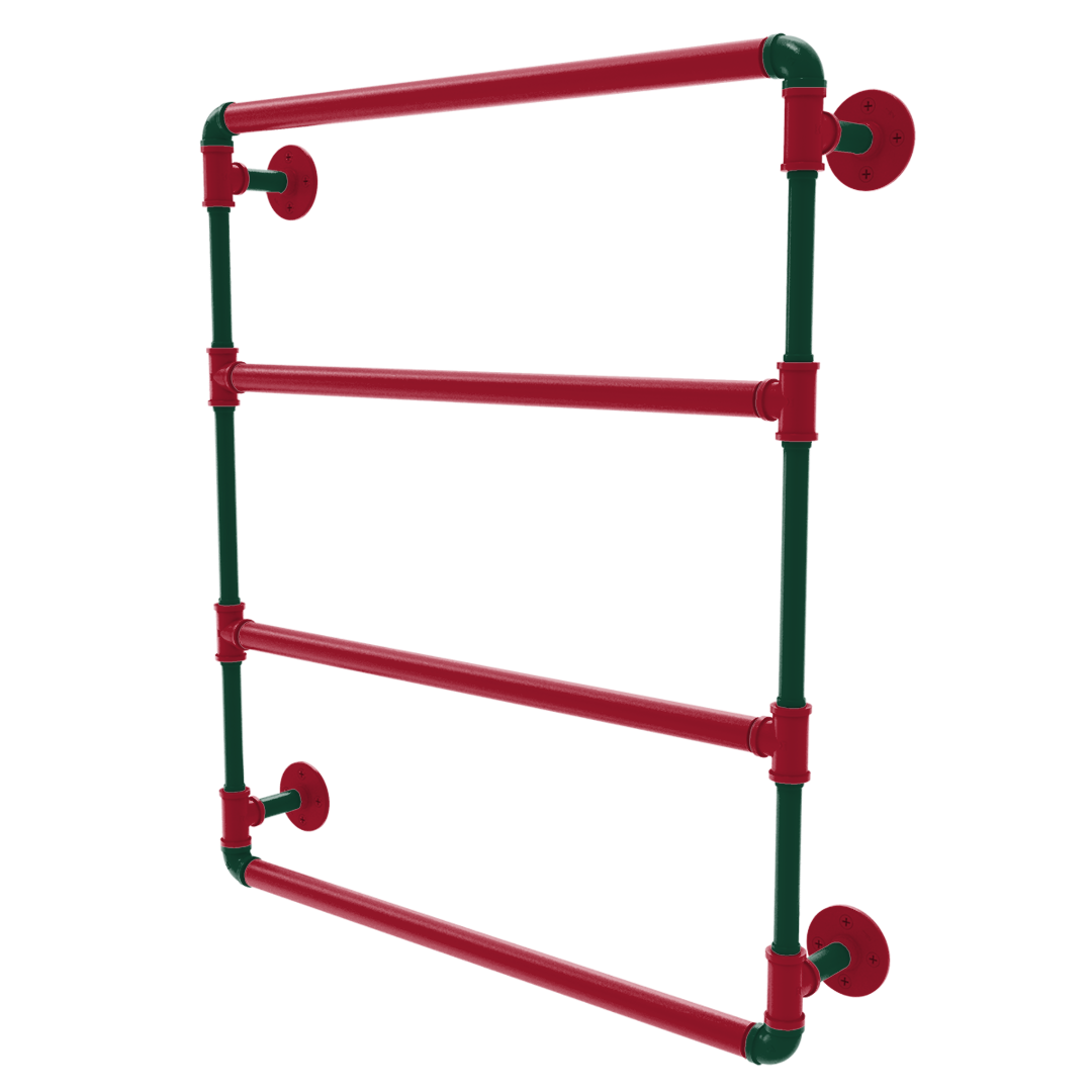 Slapshot Collection Wall Mounted Ladder Towel Bar Minnesota Edition