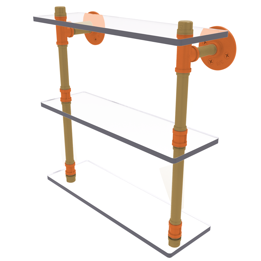 Slapshot Collection Triple Glass Shelf Anaheim Edition