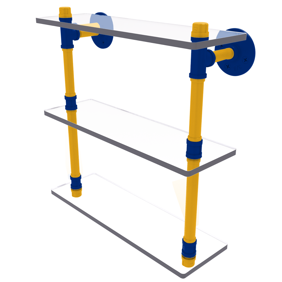 Slapshot Collection Triple Glass Shelf Buffalo Edition