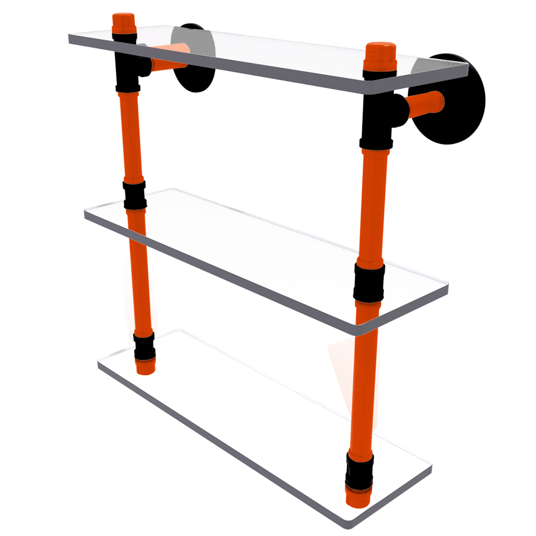 Slapshot Collection Triple Glass Shelf Philadelphia Edition