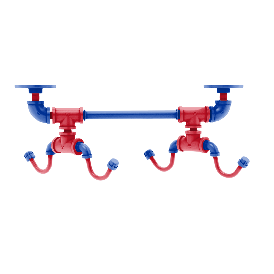 Slapshot Collection Under Cabinet 4 Coffee Mug Rack New York Big Apple Edition