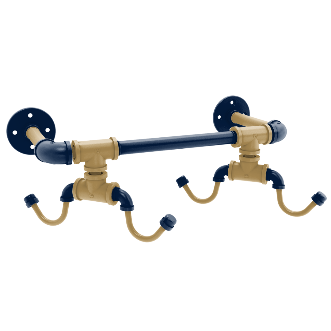 Slapshot Collection Wall Mounted 4 Coffee Mug Rack Florida Edition